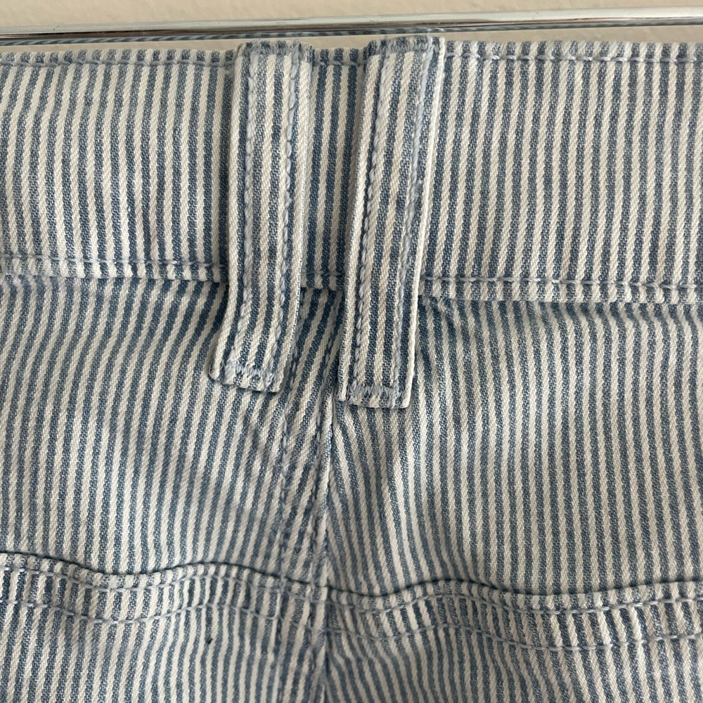 American Eagle Outfitters Super High Rise Baggy Wide Leg Conductor Stripe - Picture 9 of 9